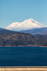 Mount Shasta over Shasta Lake
