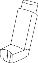 The Illustration of medical Inhalers equipment