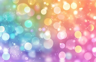 Abstract blurred rainbow-colored background with a grainy texture, a pastel gradient