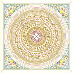 sketch vector illustration silhouette design decoration ornament interior classic vintage ethnic traditional 