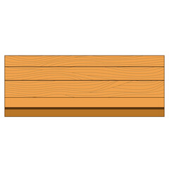Wooden Table Top With Texture. Flat and Simple Style.