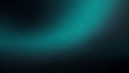 Fototapeta premium Dark green blue grainy gradient background black abstract backdrop noise texture webpage header wide banner design