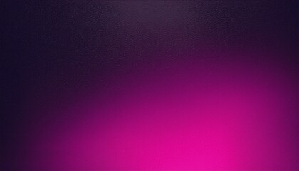 Obraz premium Dark purple grainy grainy gradient texture background, abstract glowing pink magenta black poster banner design, copy space
