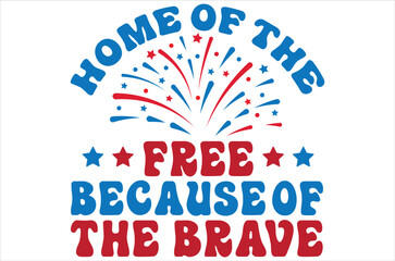 Fourth of July Independence Day Vector illustration, 4th of July greeting in United States national flag colors and hand lettering text Happy, America, USA Flag, USA Holiday, Patriotic, Cut File