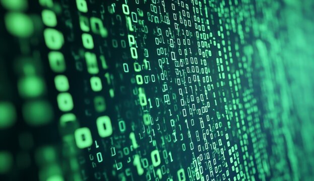 Binary Code Digital Data Pattern