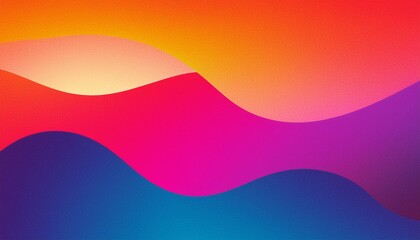 Retro grainy background pink magenta blue purple red orange abstract shapes noise texture summery banner header poster design
