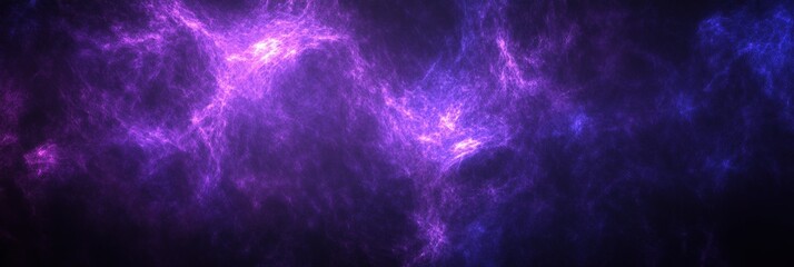 Naklejka premium Abstract nebula background with purple and blue gradients for wallpaper