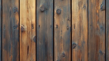 Fototapeta premium Weathered Wooden Planks Vertical Texture Background