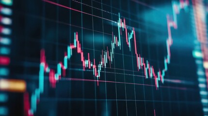 Dynamic Stock Market Chart: Financial Data Visualization