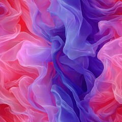 Obraz premium Abstract Pink and Purple Flowing Fabric Texture