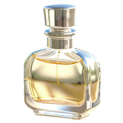bottle of perfume ; isolated on a transparent background