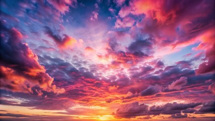 Pink and Grey Sunset Night Photography: Serene Twilight Sky