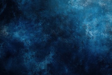 Dark blue textured background with grunge and scratch effects.
