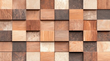 Textured wood and stone tile patterns artisan studio digital art creative design overview