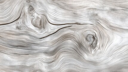 Obraz premium Gray Wood Grain Swirls Knots Texture