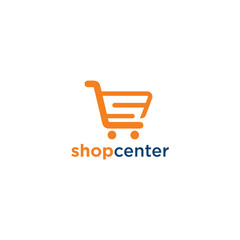 Shop Center Logo Simple Modern