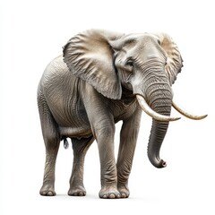 Obraz premium Majestic Elephant Portrait Closeup