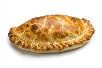 Delicious golden brown savory pasty freshly baked featuring flaky crust great food photography and appetite appeal