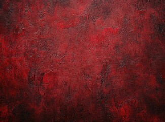 Dark red textured background.