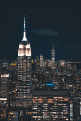 Fototapeta premium New york vity night view