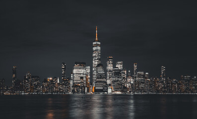 Obraz premium New york vity night view