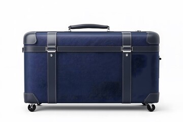 Realistic Suitcase AI Art Isolated On Clean Background