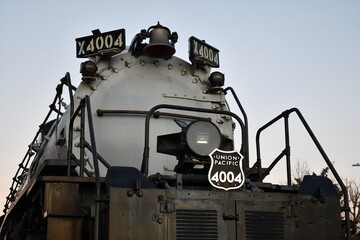 Big Boy Steam Engine. Front end. One of eight largest steam engines ever built.
