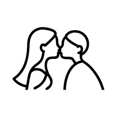 Wedding Sketch Couple in Love Romantic