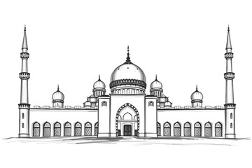 Fototapeta premium Ramadan Kareem , Mosque