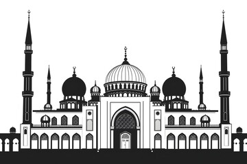Fototapeta premium Ramadan Kareem , Mosque