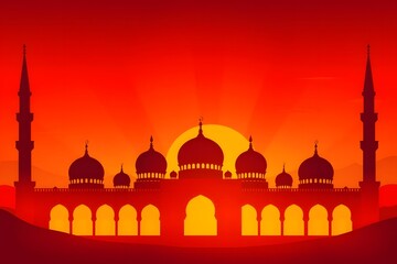 Fototapeta premium Ramadan Kareem , Mosque