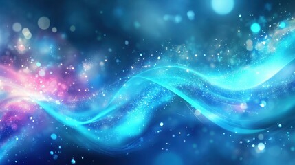 Fototapeta premium Colorful abstract background with purple smoke and dynamic waves