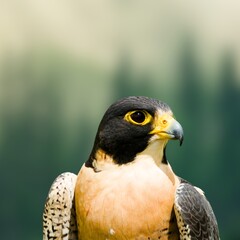 Peregrine Falcon (Falco peregrinus) – Fastest Bird of Prey in Natural Habitat