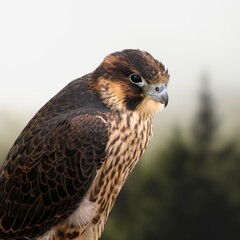Peregrine Falcon (Falco peregrinus) – Fastest Bird of Prey in Natural Habitat