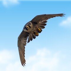 Peregrine Falcon (Falco peregrinus) – Fastest Bird of Prey in Natural Habitat