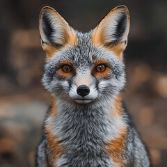 Naklejka premium red fox in the wild