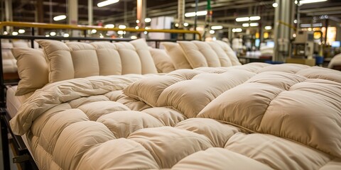 Fototapeta premium At an industrial factory, modern equipment 