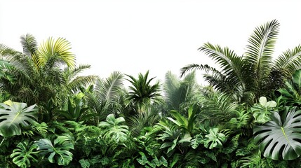 Fototapeta premium Tropical Rainforest Vines Moment with Isolated with Rainforest