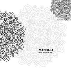 Intricate mandala with stunning symmetrical patterns, inspired by sacred geometry and cultural motifs. This artwork is perfect for digital and print applications, including home decor, wallpapers, tex