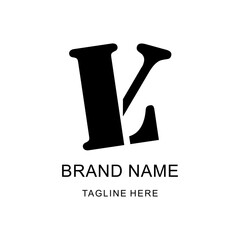 Alphabet letters Initials Monogram logo LV, L, and V.  letter logo design. Initial letter L V , V L.