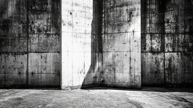 Fototapeta Rugged Urban Textures in Harsh Light