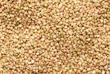 Background texture of buckwheat grains for making soba noodles, Japanese food.