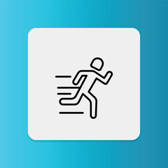 Illegal Immigration icon. Editable stroke. Vector illustration	
