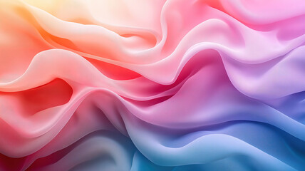 Calming abstract background with smooth gradient blending of delicate pastel color tones