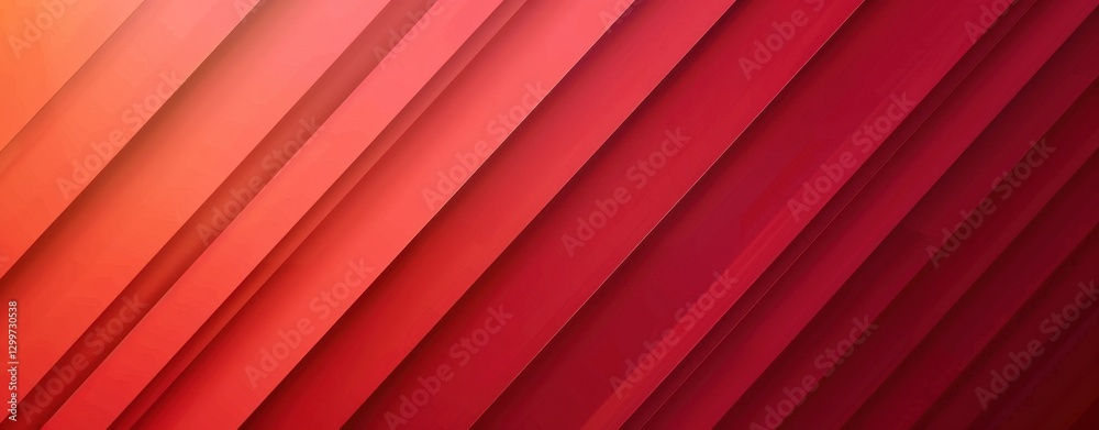 Poster Abstract Red and Orange Diagonal Lines Background