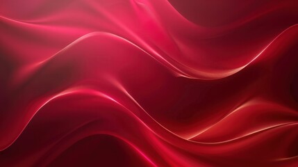 Obraz premium Abstract Red Wave Background with Gold Sparkle