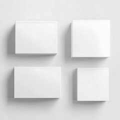 Fototapeta premium Creative blank canvas display modern interior digital art presentation minimalist space elevated perspective artistic concept