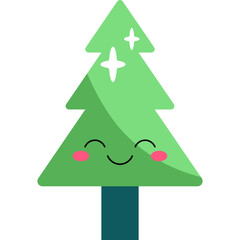 Environment kawai icon elements 