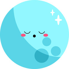Environment kawai icon elements 