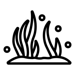 seaweed Line Icon